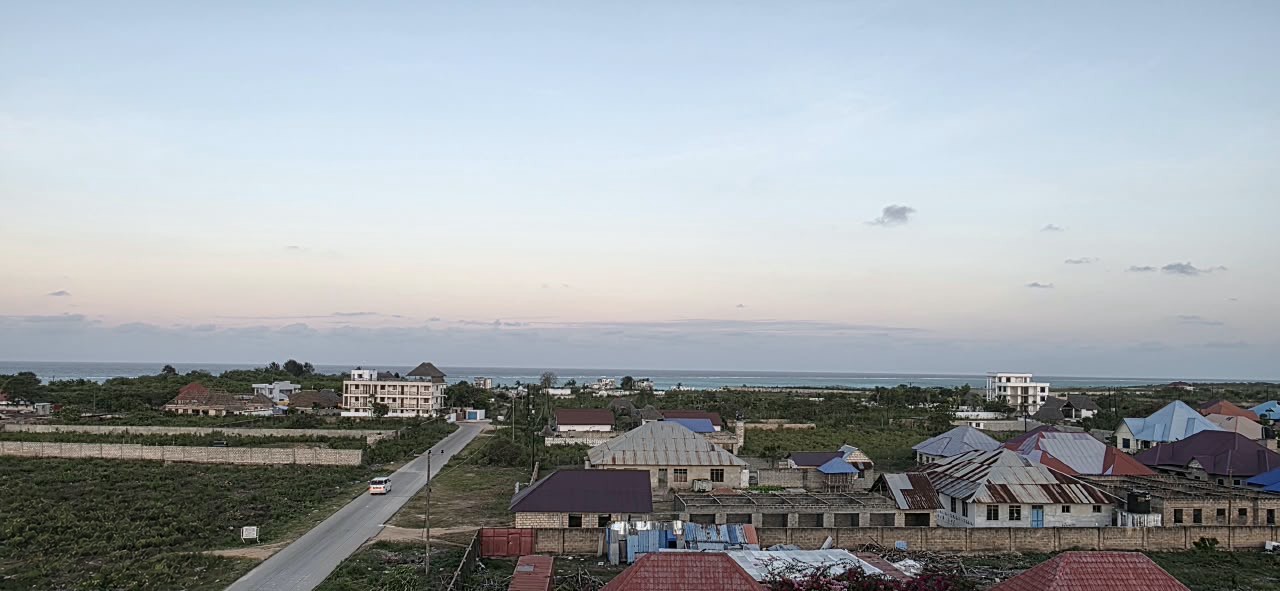 View across Nungwi towards the Indian Ocean